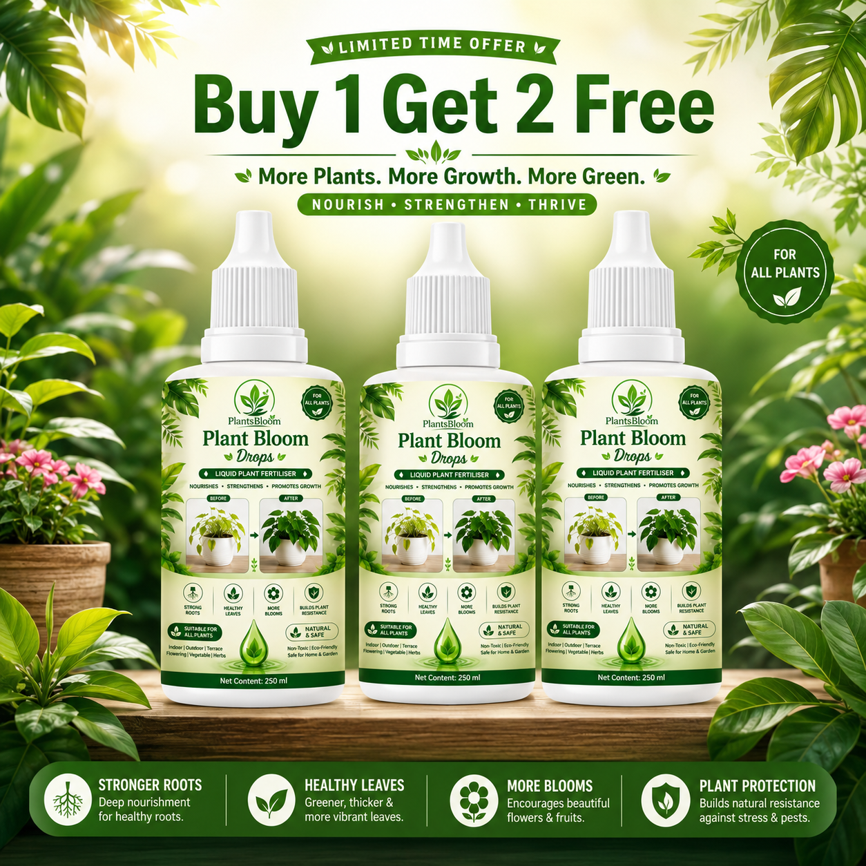 PlantsBloom Plant Bloom Drops – Liquid Plant Fertiliser