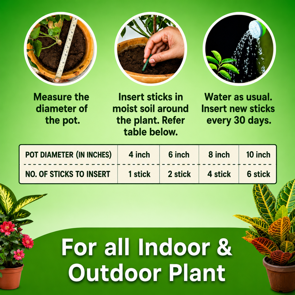 PlantLife Fertilizer Sticks - Buy 1 Get 1 FREE 🌿